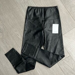 NWT love, fire faux leather leggings. Size XS. Black 🖤